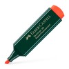 Faber-Castell F114815 Fluorescent Highlighter, Orange - 10 units