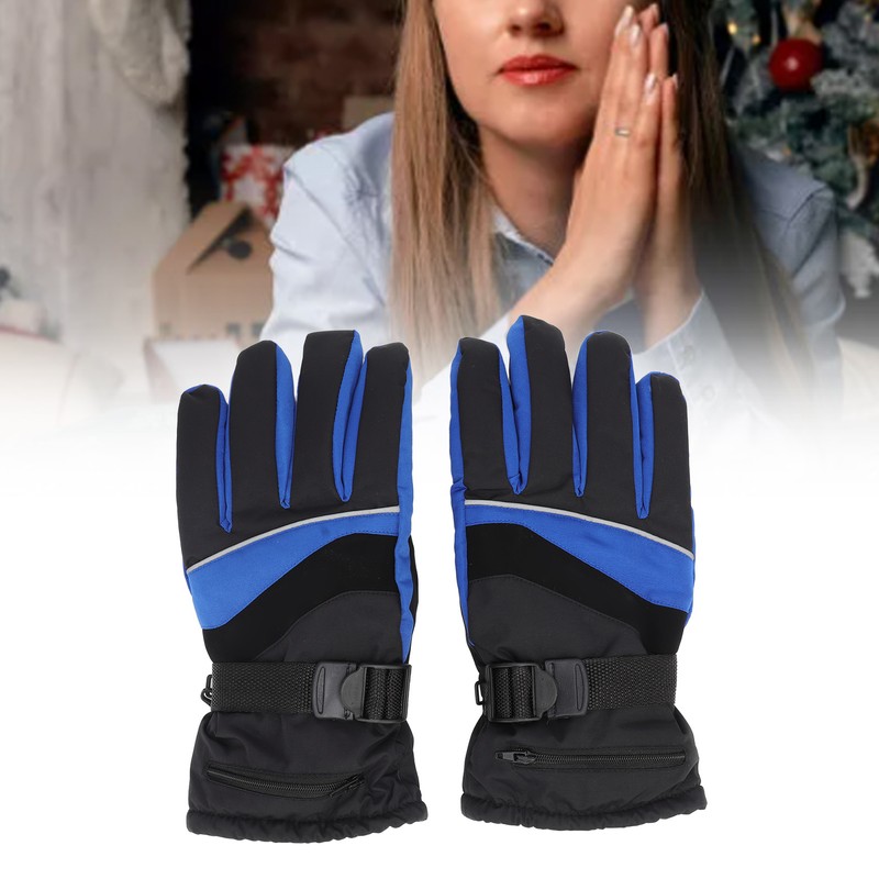 1 Pair Heated Gloves 2.5W Warm Cotton Liner Anti Skid