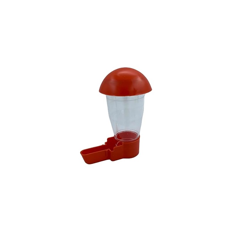 GRIPER. Paquete de 5 Bebederos/comederos externos para Aves, Canarios Modelo