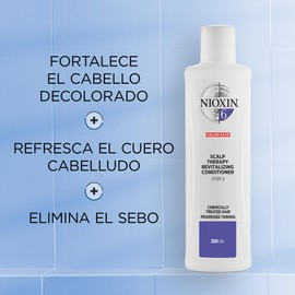 NIOXIN System 6 Scalp Therapy Conditioner (1L) - Revitalising Conditioner for Chemically Treated, Visibly Thinning Hair - Prevents Hair Loss from Hair Breakage and for More Resistance