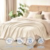 David's Home Ultra Soft Muslin Blanket Queen Size, 60% Rayon