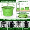 Avokado Silicone Steamer Basket for 3qt Instant Pot [6qt, 8qt