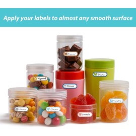 Etiquetas adhesivas de nombre personalizadas, impermeables, para guardería, para niños (200 etiquetas), 2 líneas de texto personalizadas, pegatinas de nombre impermeables para botellas, libros