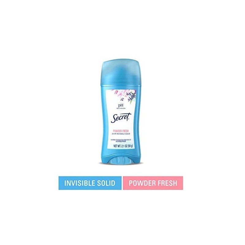 Secret Invisible Solid Deodorant, Powder Fresh (2.1 oz, 5 pk.)