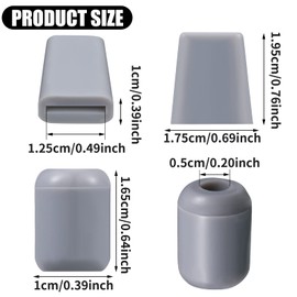 Romooa 30 Pieces Kitchen Sink Rack Feet Sink Grate Grid Rubber Bumpers Protectors for Kitchen Grid Accessories Replacement Parts(Gray)