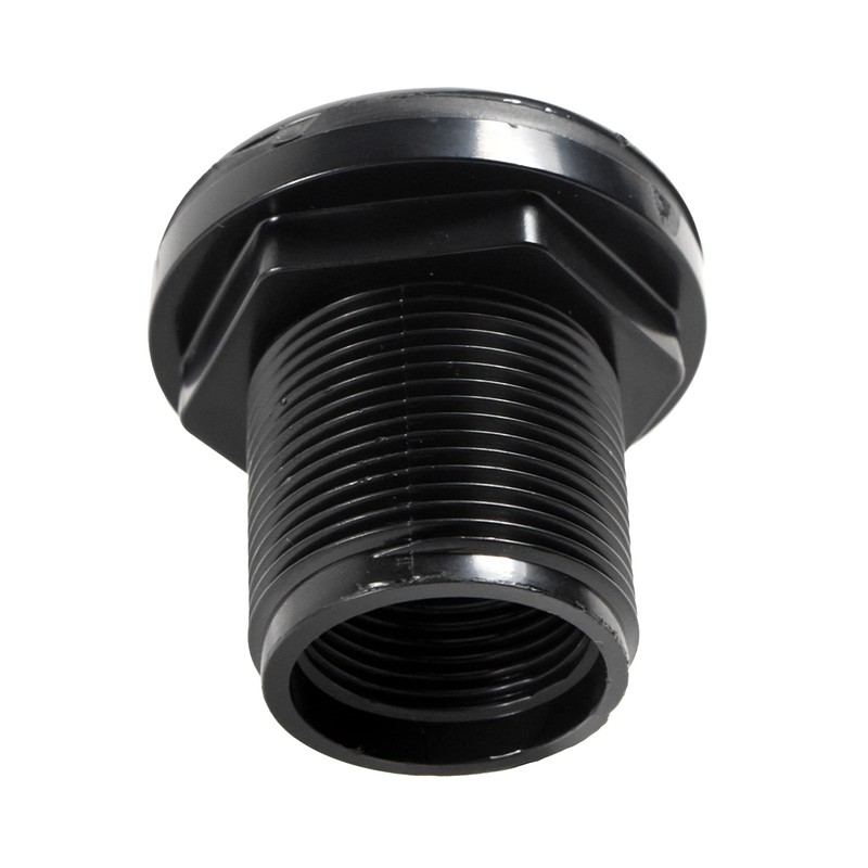 HQRP 2-Pack 3/4" ABS Bulkhead Fitting Double Threaded Water Tank