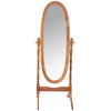Crown Mark Cheval Mirror, Oak