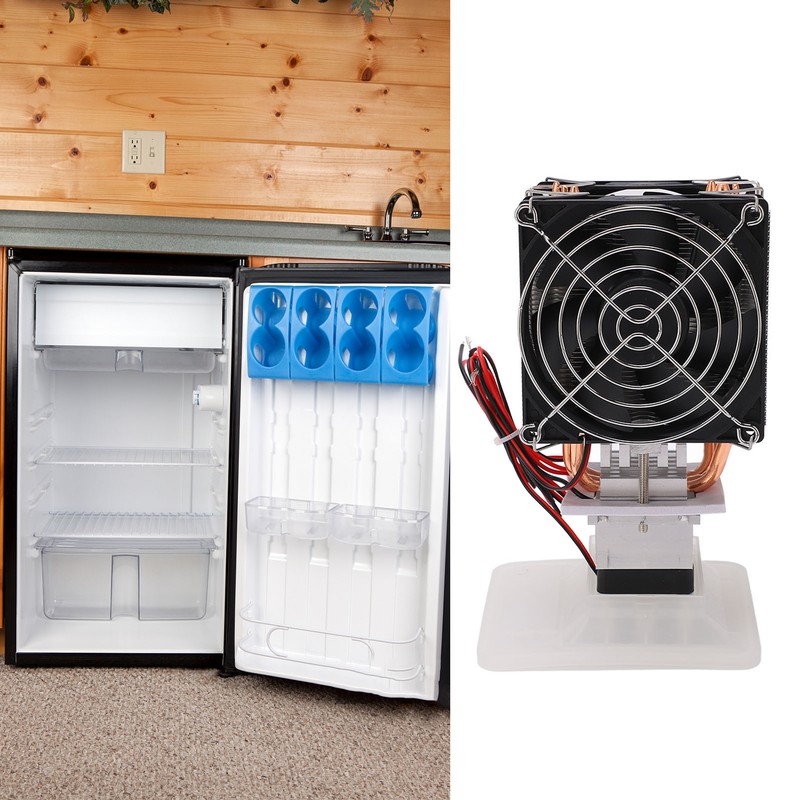 DC12V Electronic Cooler Assembly Semiconductor Refrigeration System ABS Aluminum Alloy