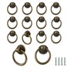 YMAISS 14packs Cabinet Ring Handles Drop Ring Knobs Single Hole