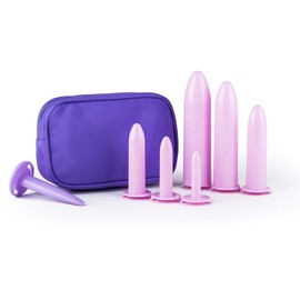 Flesh Tunnel für Frauen, Pink, 6 Stück