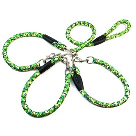 Suntallic Tangle-Free Triple Dog Leash – Dual Dog Leash for Walking 3 Dogs – 360° Swivel – Comfortable Handle, Perfect for Medium, and Large Dogs, 5 Feet (Digital Camo)