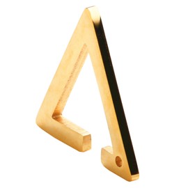 SilverKYASYA Stainless Steel Material Triangle Ear Cuff, Gold Silver Black Pink Gold Ear Cuff, Triangle, Men's Women's, Stainless Steel, No Gemstone