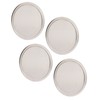 4PCS Door Speaker Grille Cover Round Aluminium Alloy Replacement for