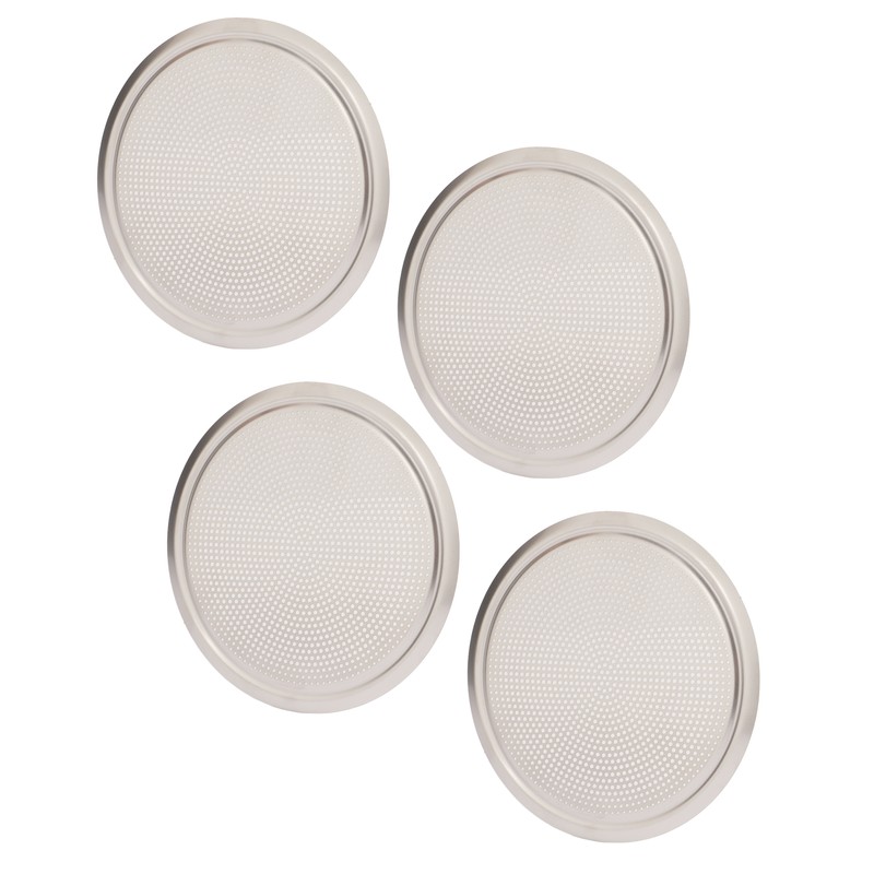 4PCS Door Speaker Grille Cover Round Aluminium Alloy Replacement for