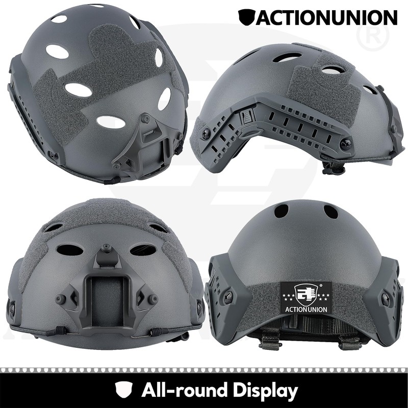 ACTIONUNION Airsoft Helmet Basic Set PJ Type Tactical Paintball Helmet