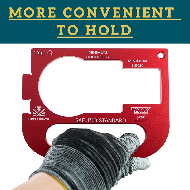 MetioKulto Fifth Wheel King Pin Gauge Simplified Version with Handle