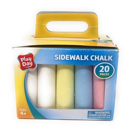 Play Day Sidewalk Chalk 20 Pieces