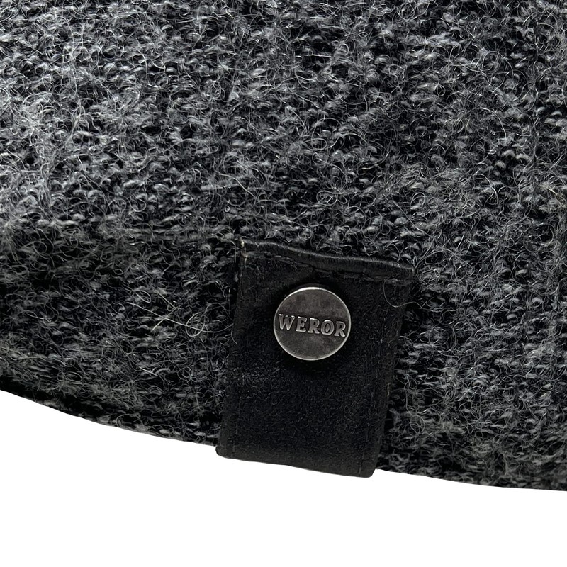WEROR WEROR-408.1 Men's Flat Cap Peaked Cap, gray