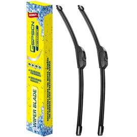 GSPSCN - Escobillas de limpiaparabrisas de repuesto original de alta calidad de 26 pulgadas + 16 pulgadas, silenciosas y duraderas, estables, de alto rendimiento para todas las estaciones, para gancho