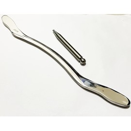 NCCYOOT Gua sha Tool gua sha Stainless Steel Set 2 pcs-iastm Tool Gussha Massage Tool Muscle Scraping Tool for Soft Tissue Therapy and Reduce Arms,Back, Legs, Neck Muscle Pain(2)…