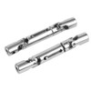 Sharainn RC Truck Drive Shaft, 2 Pieces Metal Shaft Upgrade
