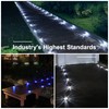 VOLISUN Solar Driveway Deck Lights Dock Marine Lights,12 Pack Solar