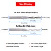 40Pcs End Mill Bits Set 1/8" Shank, Mcwdoit CNC Router
