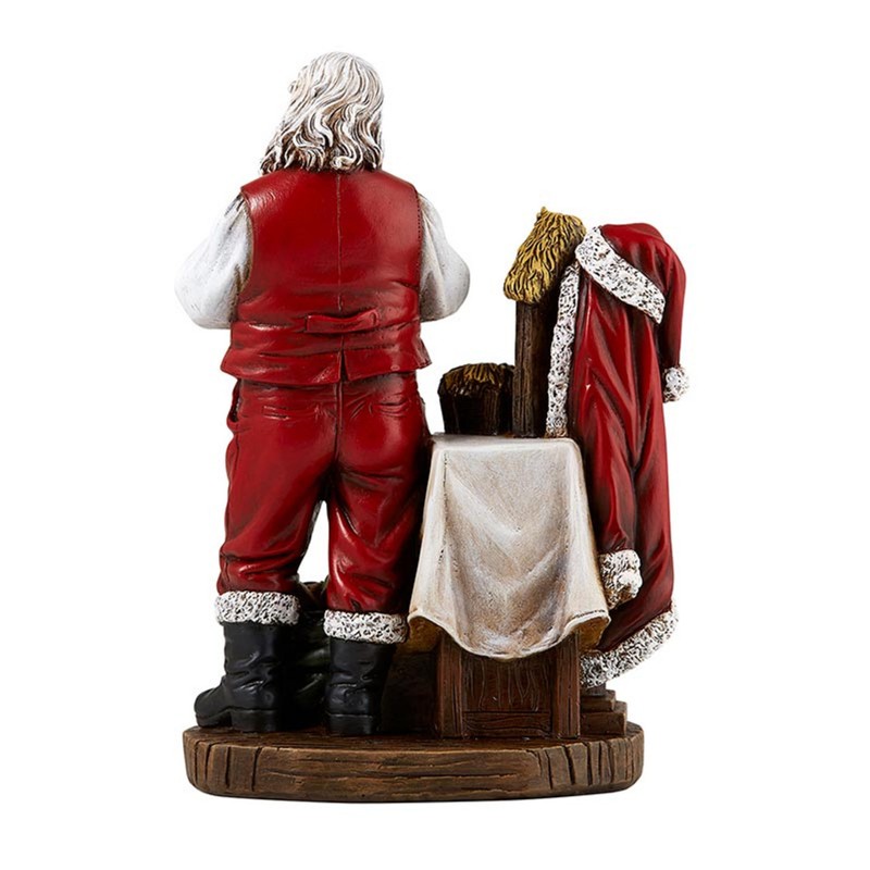 Religious Gifts Adoring - Estatua de Navidad de Papá Noel