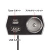 Sanwa Supply CAR-CHR82CPD Car Charger with Socket (USB PD20W, Type-C