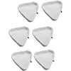 Haogo Steam Mop Pads,6 pcs Universal Washable Triangular Microfiber Cleaning