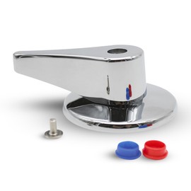 DOJA Barcelona Flush-Mounted Valve, Pack of 1, Tap Cover, Diameter 69 x 54 mm, Zamak Polished Chrome-Plated, Lever and Cover, for Pool Shower, Installation Fittings, Wall Fittings