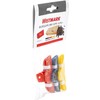 Westmark 3 kleine Beutelclips/Verschlussklammern, Kunststoff, Mini, Gelb/Blau/Rot, 52182230