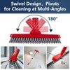 ITTAHO 2 Pack Grout Brush with Long Handle, Swivel Cleaning