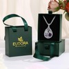 EUDORA Harmony Ball Tree of Life Necklace with Crystal for