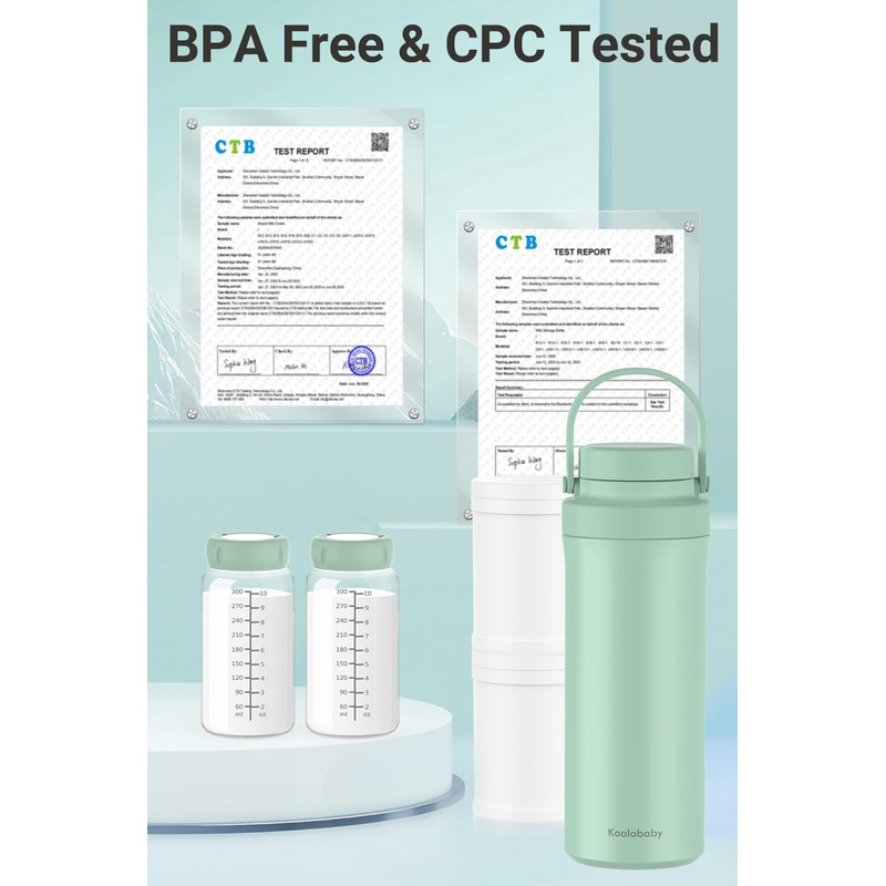 Koalababy 22oz Portable Breast Milk Cooler – 24-Hour Cooling with