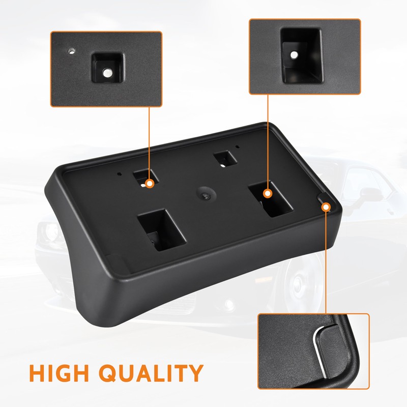 KEWISAUTO Front License Plate Frame Mount Bracket Holder for Dodge