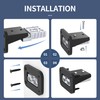 RVBOATPAT 4PCS 50Amp Battery Quick Connect/Disconnect Connector,6 to 12 Gauge