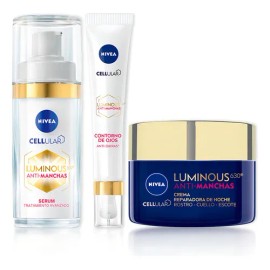 Kit Nivea Luminous Rutina Antimanchas Serum+contorno+noche