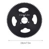 Bnineteenteam Rear Sprocket, T8F 74 Teeth 35mm Steel Sprocket Durable