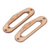2PCS Pickup Mounting Ring Natural Maple Hard Decorative Single Coil