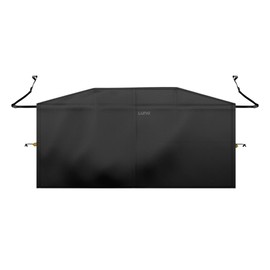 Luno Divider Curtain for Privacy and Sun Protection - Detachable Car Privacy Curtain for Family Travel, Camping & Sleeping - Fits Most Small to Mid-Sized Vehicles - Detachable Car Divider (Black)