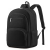 Women's Travel Laptop Backpack with Zipper Closure Waterproof Polyester for