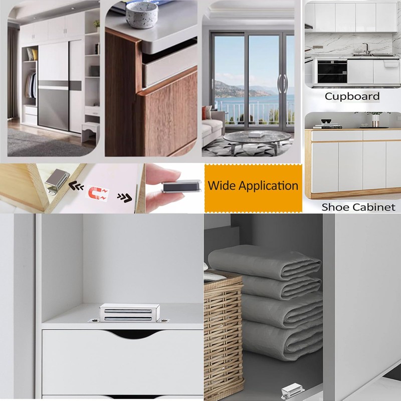 Magnetic Door Catch Jiayi 4 Pack Cabinet Door Magnets Cabinet