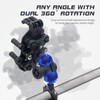Motorcycle Phone Mount Holder with Vibration Dampener Anti-theft Motorcycle Cell