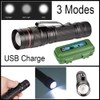 Wrrozz LED Flashlight Rechargeable 2 Pack, High Lumens Tactical Flashlights,