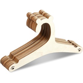 20Pcs Wooden Kids Hangers 23cm Reusable Smooth Wooden Kids Hangers Cute Bear Baby Nursery Closet Hangers Newborn Hangers for Baby Toddler Kids Clothes Pants