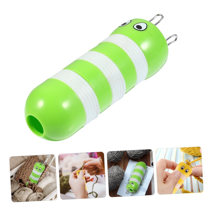 LIFKOME 2pcs Cute Bee Yarn Knitter Hand-Knitting Weaving Tool for
