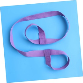 BIUDECO Adjustable Yoga Mat Strap by Exercise Mat Carrier for Yoga Pilates Gym Soft Cotton Material Hands Design Light Purple