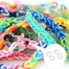 500Pcs Loom Bands S Clips, Clear Loom Band Hooks S