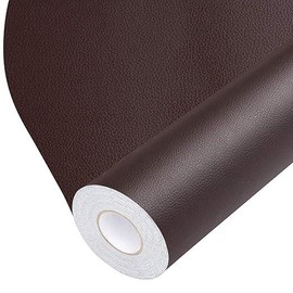 Leather Repair Patch Tape Kit, Self Adhesive Leather Repair for Furniture, Couch, Sofa, Car Seats,Office Chair,Vinyl Repair Kit.:_Coffee Brown_16.9inch x 6.56Feet